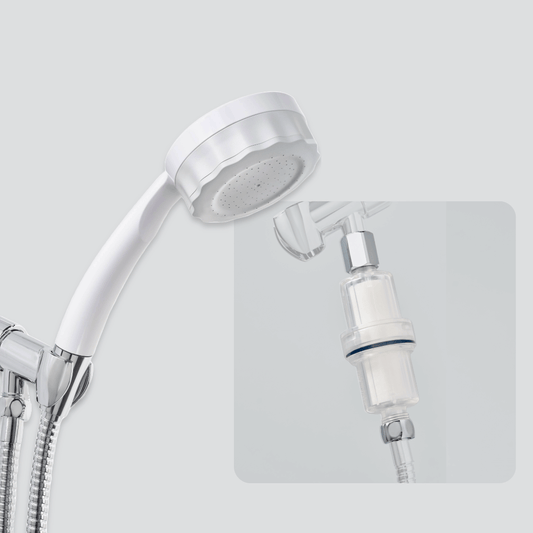 Microbubble Showerhead & Filter Bundle - Without Stop Button