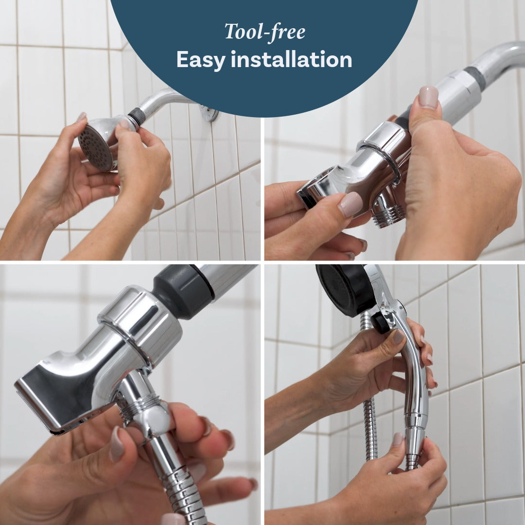 MIZSEI Microbubble Showerhead 3.0 - Glossy Black