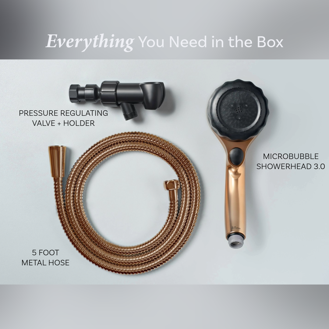 MIZSEI Microbubble Showerhead 3.0 - Bronze Gold MIZSEI Microbubble Showerhead 3.0 - Bronze Gold