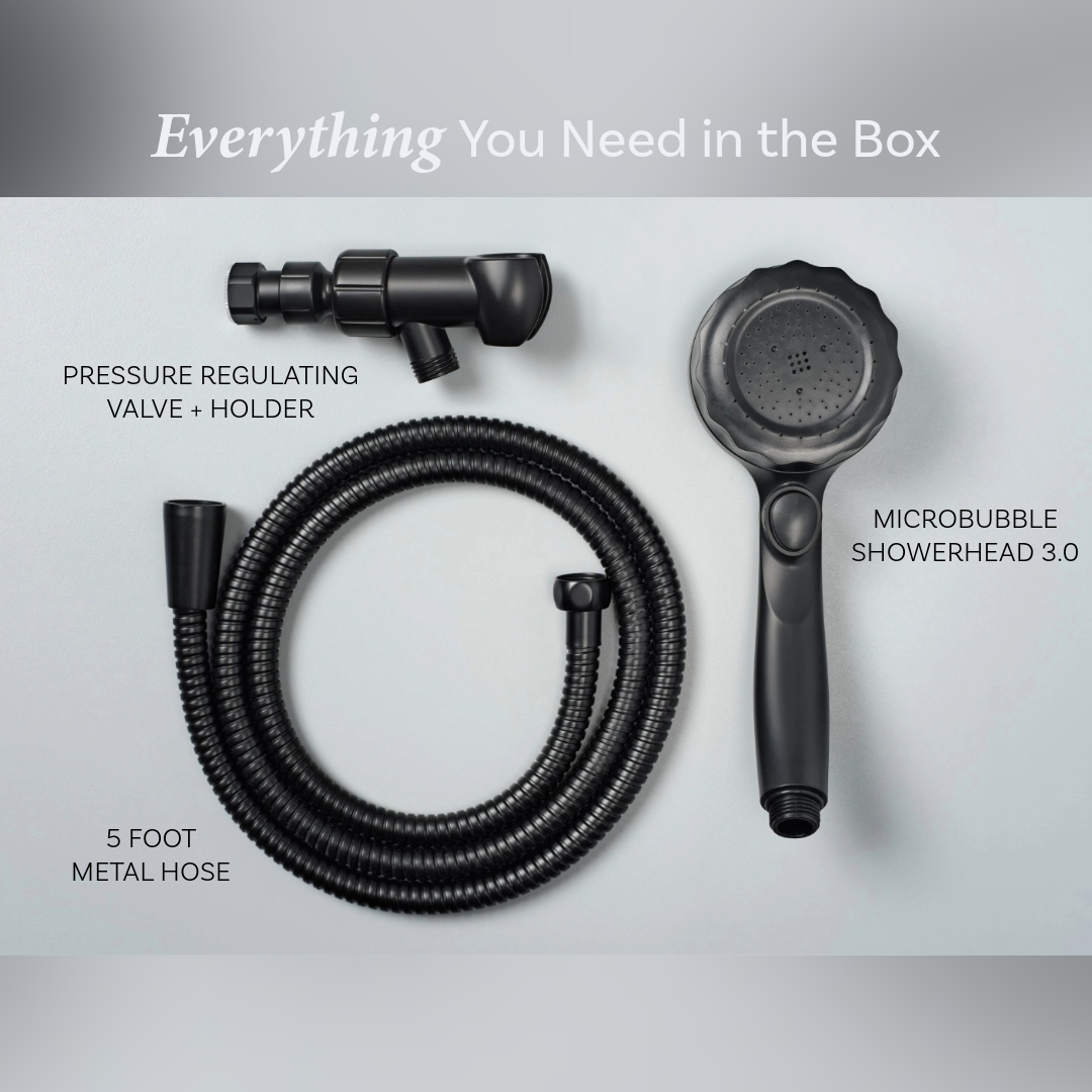 MIZSEI Microbubble Showerhead 3.0 - Matte Black