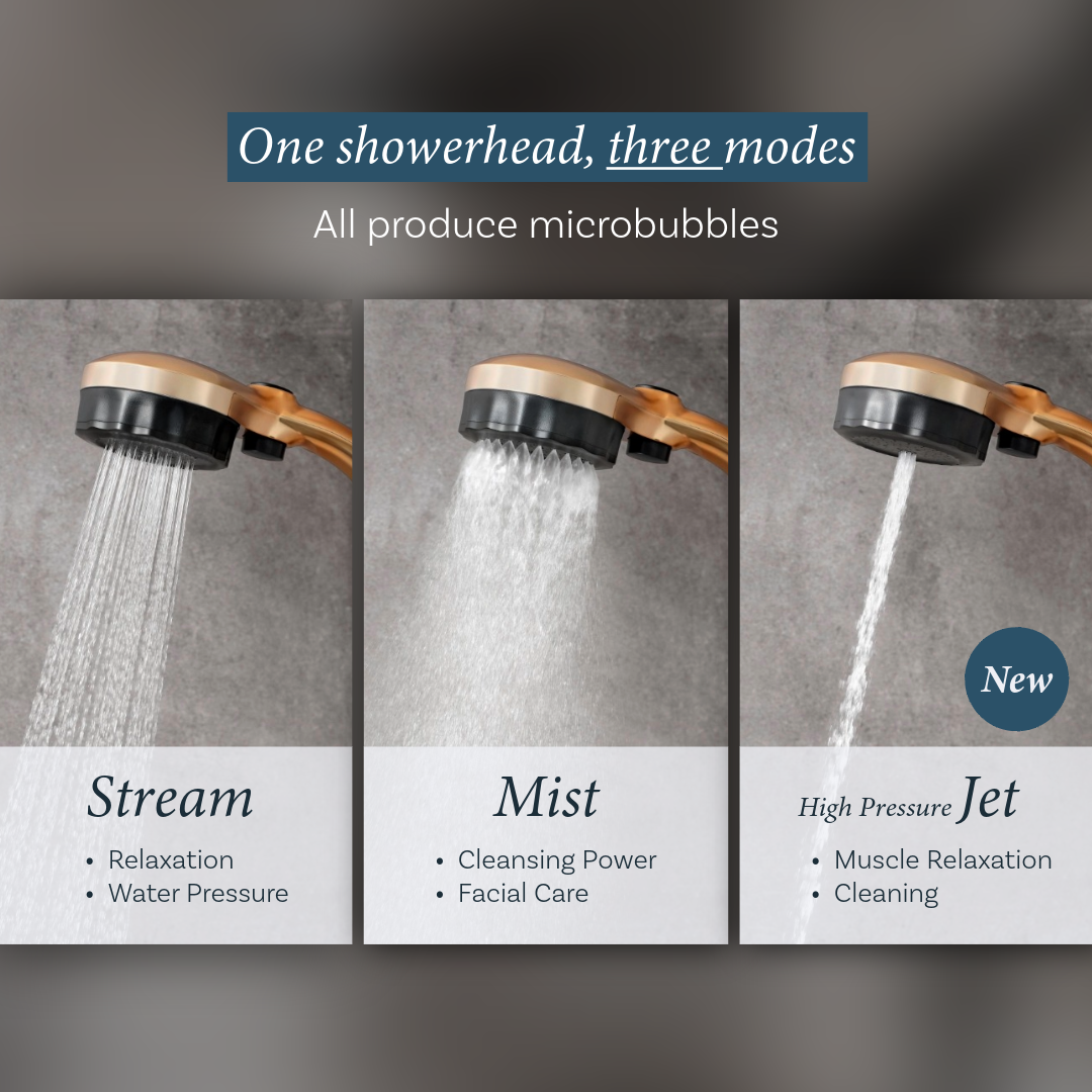 MIZSEI Microbubble Showerhead 3.0 - Bronze Gold